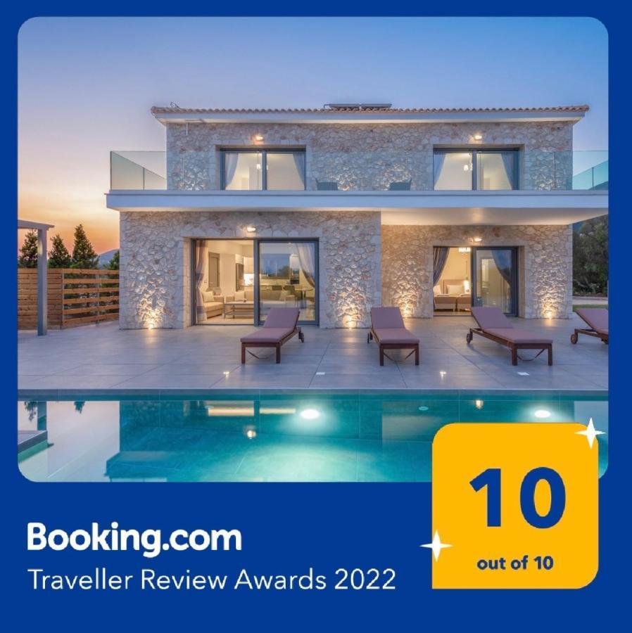 Kefalonia Stone Villas - Villa Petros Kefalonica ترابيزاكي المظهر الخارجي الصورة