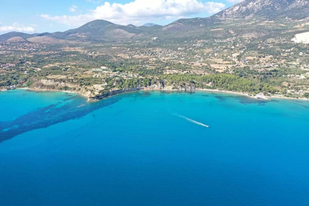 Kefalonia Stone Villas - Villa Petros Kefalonica ترابيزاكي المظهر الخارجي الصورة