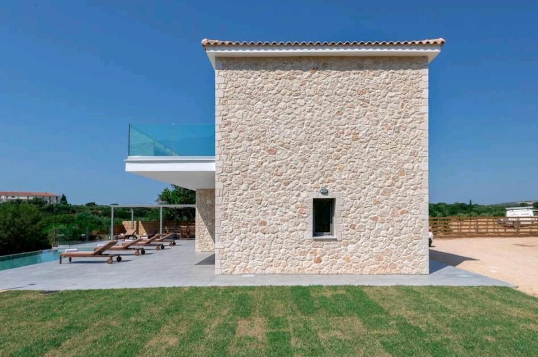 Kefalonia Stone Villas - Villa Petros Kefalonica ترابيزاكي المظهر الخارجي الصورة