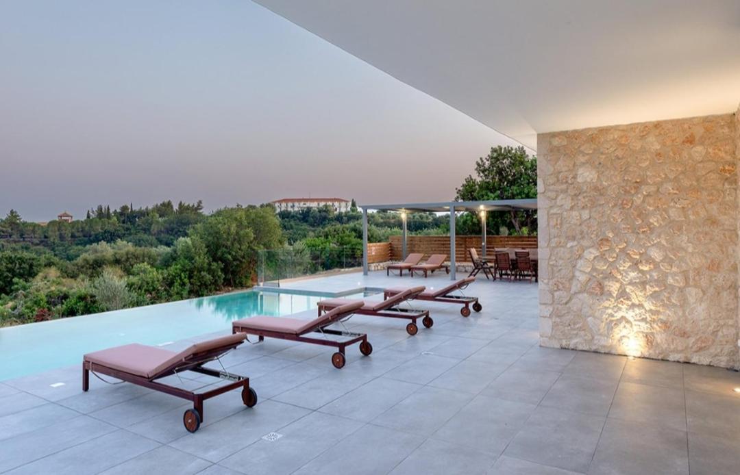 Kefalonia Stone Villas - Villa Petros Kefalonica ترابيزاكي المظهر الخارجي الصورة