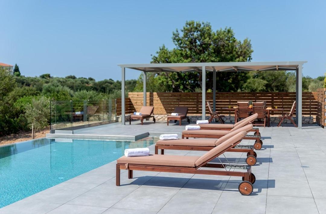Kefalonia Stone Villas - Villa Petros Kefalonica ترابيزاكي المظهر الخارجي الصورة