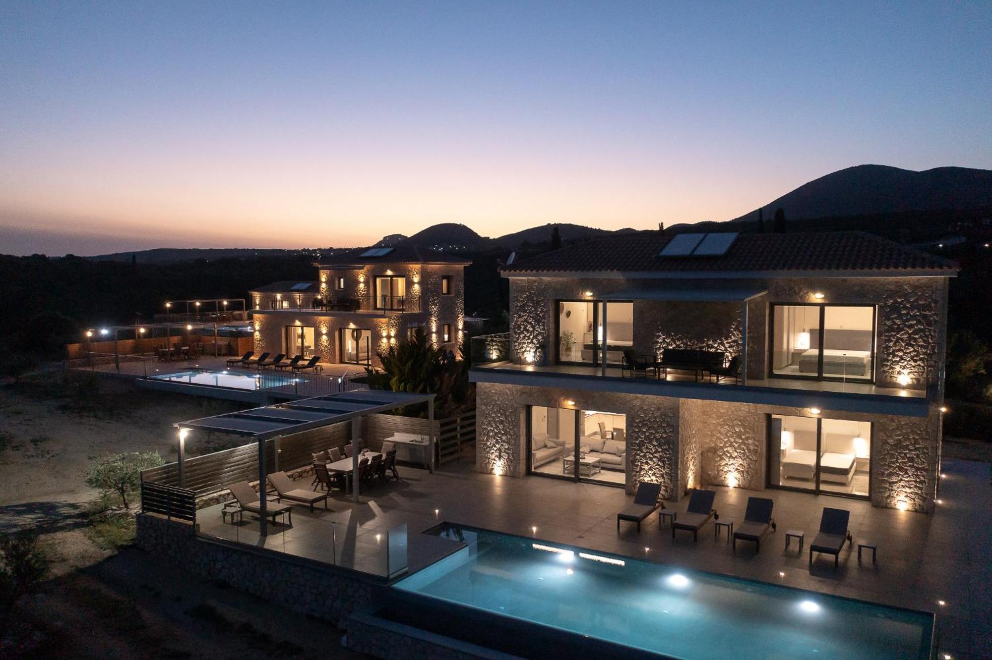Kefalonia Stone Villas - Villa Petros Kefalonica ترابيزاكي المظهر الخارجي الصورة