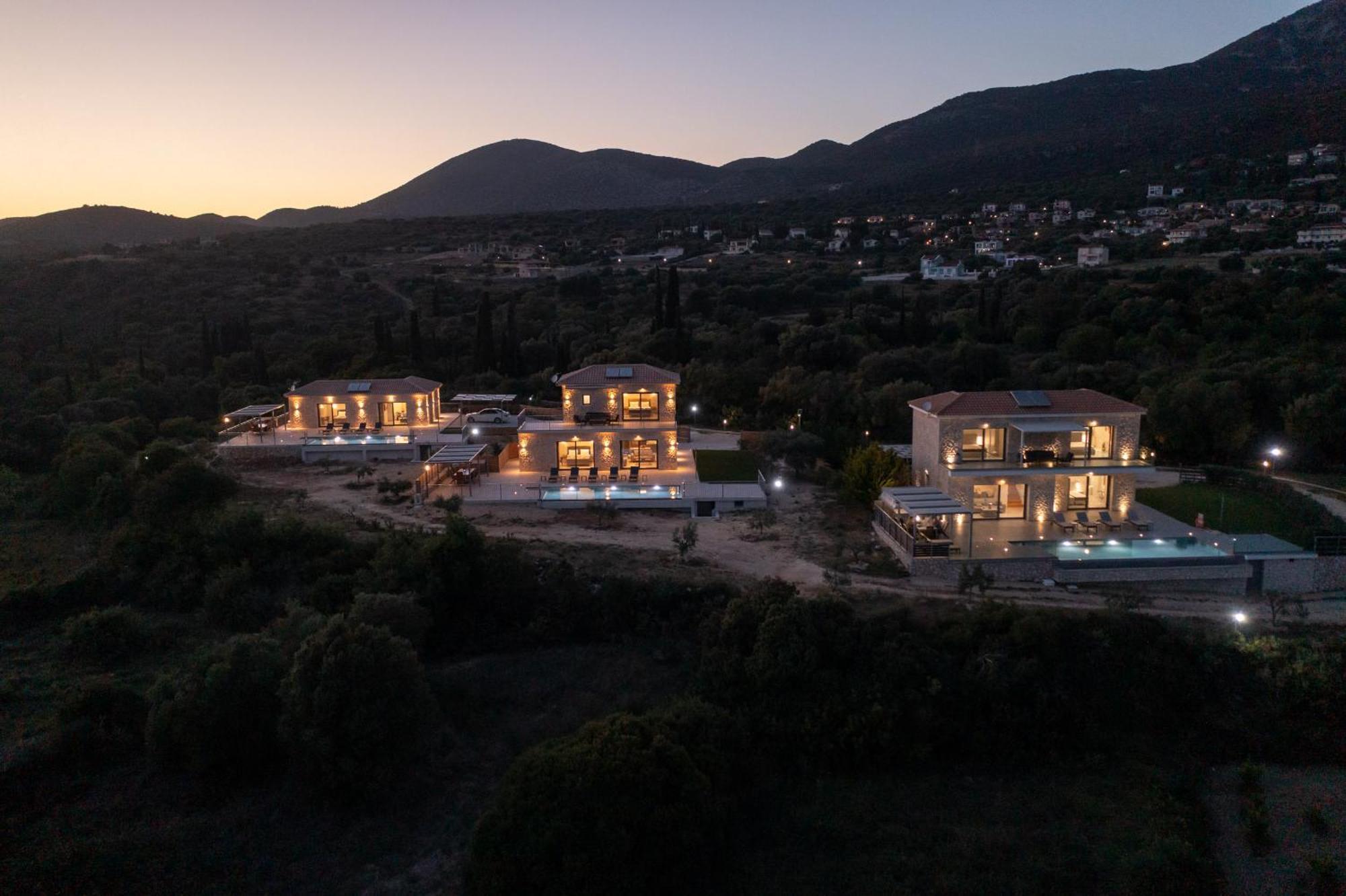 Kefalonia Stone Villas - Villa Petros Kefalonica ترابيزاكي المظهر الخارجي الصورة