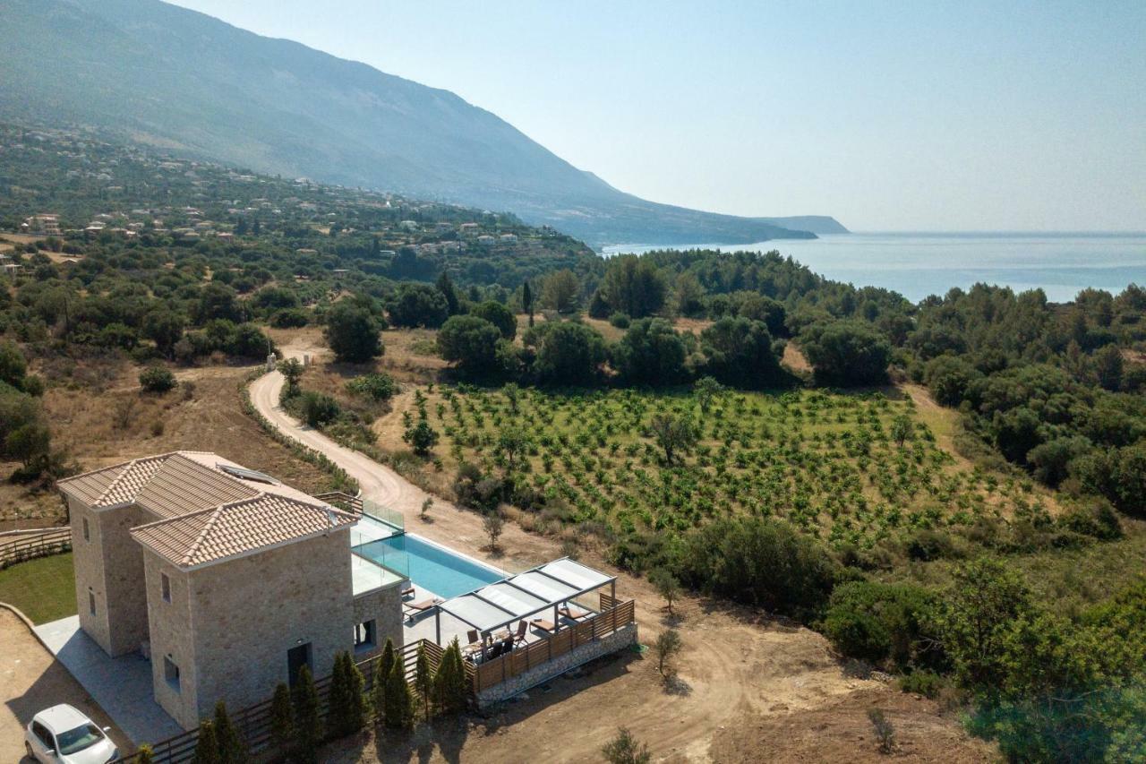 Kefalonia Stone Villas - Villa Petros Kefalonica ترابيزاكي المظهر الخارجي الصورة