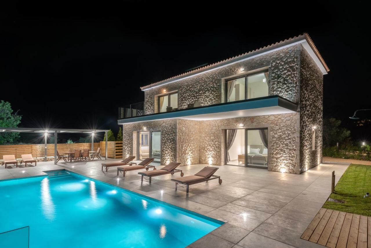 Kefalonia Stone Villas - Villa Petros Kefalonica ترابيزاكي المظهر الخارجي الصورة